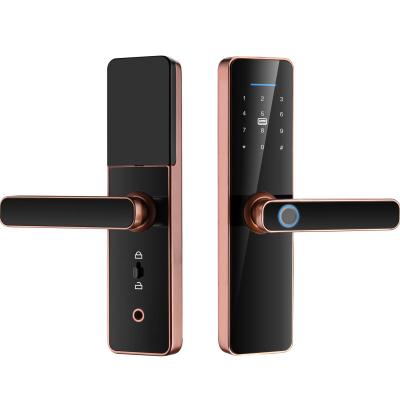 China Smart Home Door Lock S811 Promoção de Setembro com Wifi APP Control e Fingerprint Key Password Card à venda