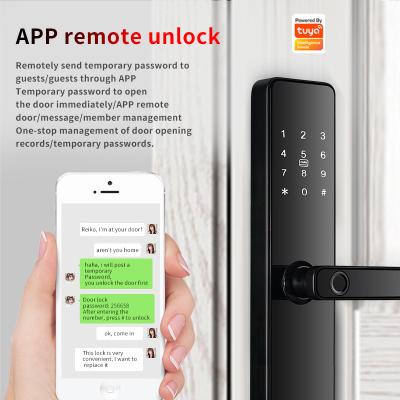 China Zinkleger Electronic Code Door Lock Tempered Glass Appartement Smart Door Lock Te koop