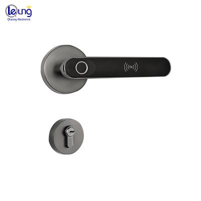 China NFC Card Smart Door Knob S607L Intelligent Tuya Bluetooth Fingerprint Door Handle for sale