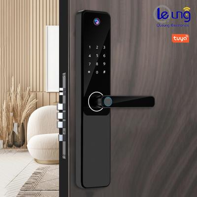 China 8 Language Camera Door Lock S802Pro Fingerprint Smart Lock for sale