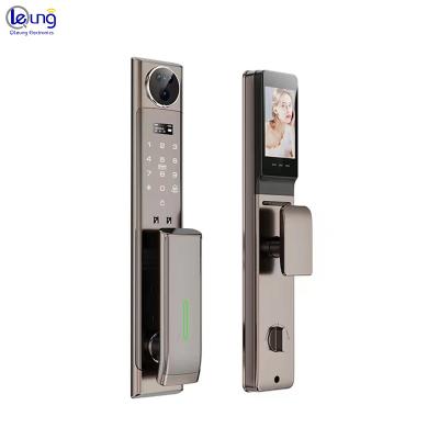 China Cat Eye 3D Face Digital Fingerprint Door Lock Smart Lock With Fingerprint Scanner for sale