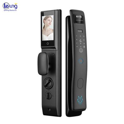 China S958max Automatic 3D Face Recognition Tuya Intercom Camera Fingerprint Smart Lock for sale