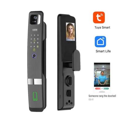 China S924Max Smart Home Wifi Lock with Fingerprint Card Code Key Multi-unlock Way for Home for sale