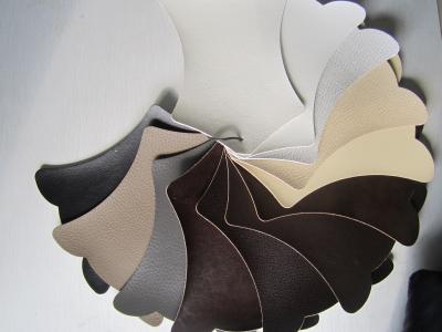 China White Bonded Leather Upholstery Fabric Anti Abrasion Faux Leather Stretch Fabric for sale