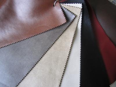 China Embossed Leather Car Upholstery Fabric , Leather Car Seat Material for sale