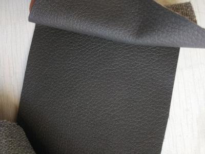 China 0.8MM - 1.4MM Thickness Textured Leather Fabric Durable For Handbags for sale