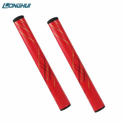 China Custom Mid Size PU Golf 2.0 3.0 Putter Grip Wholesale OEM Non Slip PU Leather Golf Club Grips For Putter for sale