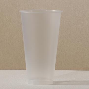 Chine Coupe en PP plastique écologique jetable Coupe en PP de 17 oz de capacité avec couvercle de dôme de logo personnalisé à vendre