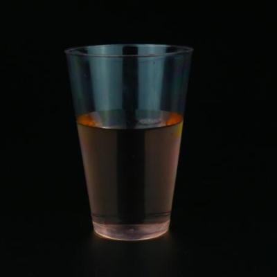 China Round Clear PS 14OZ Disposable Plastic Cup For Hot And Cold Beverages for sale