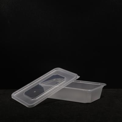 China Disposable PP Lunch Box Leak Proof Sandwich Packaging Box Customized Color for sale