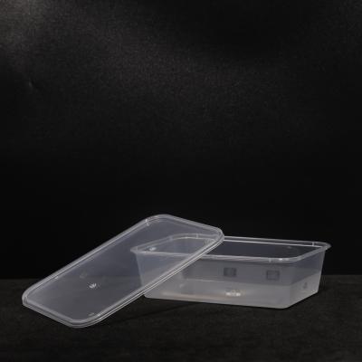 China Suitable For Hot And Cold Food Disposable PP Lunch Box Packaging With Customized Color for sale