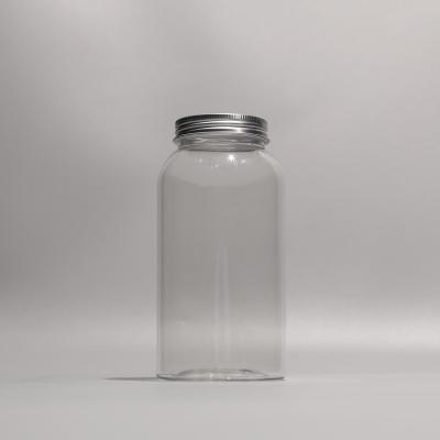 China 500ml Round PET Plastic Bottle with Aluminum/Plastic Cap for sale