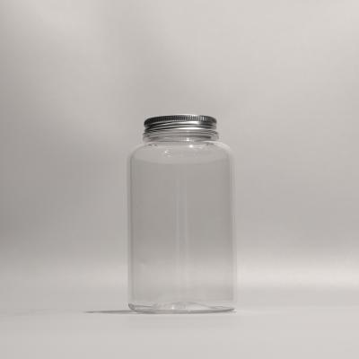 China Food Grade Round 500ml PET Plastic Bottle With Caps In Plastic or Aluminum Material for sale