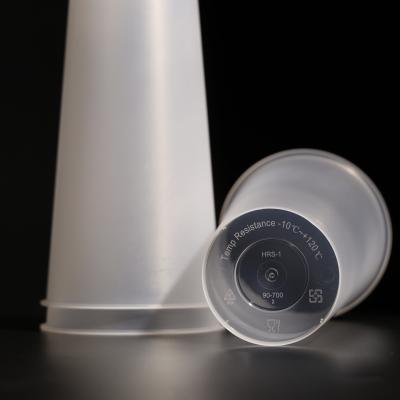 China Customized Disposable Clear/White Juice PP Cups With Dome/Flat Lids for sale