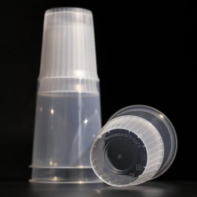 China Plastic PP Cup for Boba Tea Dome Lid For Takeaway Juice,Cold Beverage for sale