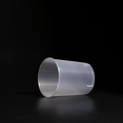 China 500 ml/700 ml PP Polypropyleen Plastic PP Cup met plat of koepel deksel Te koop