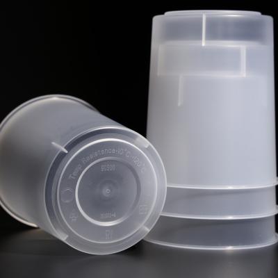 China Eco Friendly Round Clear Plastic PP Cup 700ml Disposable PP Cup FDA Certified for sale