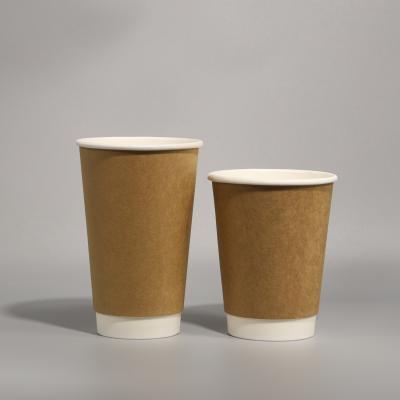 China Customized Logo Eco Friendly Paper Cup Leak Proof Disposable Cup With Snap On Plastic Lid for sale