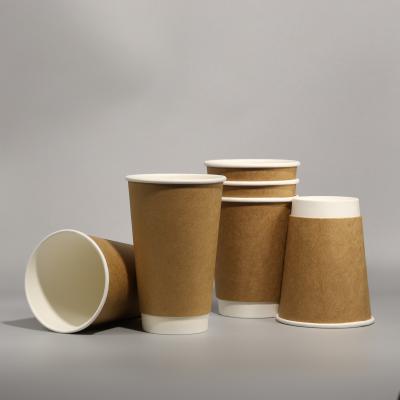 China Tazas de papel desechables de impresión personalizada ecológicas de pared única / doble Taza de papel de café fría / caliente en venta