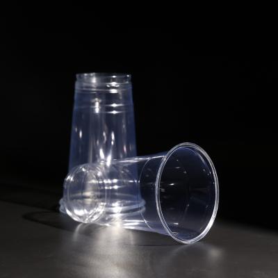 China Clear Plastic PET Cup Bubble Tea Disposable Cups BPA Free For Cold Beverages Coffee for sale