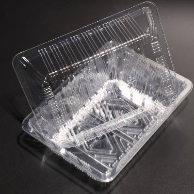 China Plastic Food Tray BPA Free Disposable Rectangle Meat Packaging Trays for sale