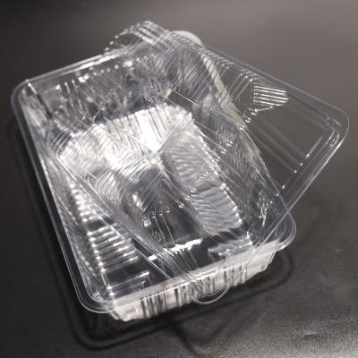 China Customizable Clear PET Food Grade Plastic Tray for sale