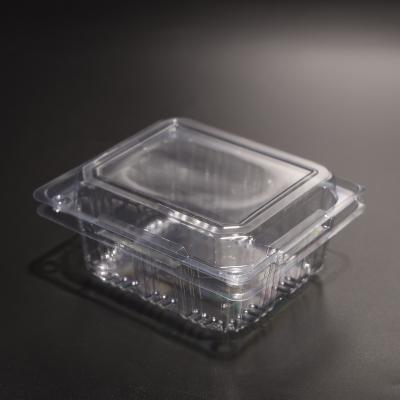 China Freezer Safe Plastic PET Food Container Storage Containers With Lid Leak Proof for sale