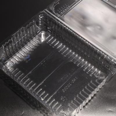 China Leak Proof Plastic Food Container Disposable PET Plastic Container For Food Packaging for sale