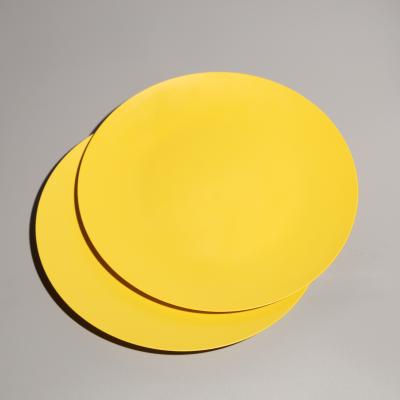 China Ronde PS Plastic Food Tray Plaat voor het diner met aanpasbare kleur Te koop