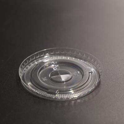 China 78mm Transparent Plastic Cup Lid BPA Free Round PET Cup Lid For The Plastic Cup And Paper Cup for sale