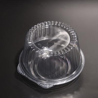 China Disposable PET Plastic Food Container Multi Purpose Clear Food Storage Box With Lid for sale