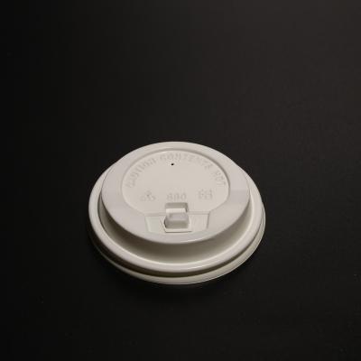 China Plastic Cup Lid PP Cup Lid Compatible With Most Cups For Boba Tea for sale