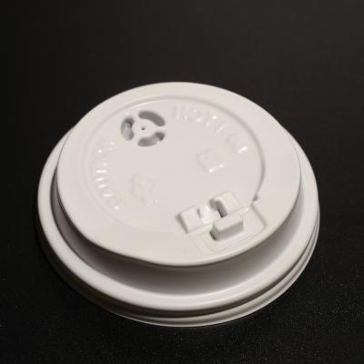 China 90mm Heat-Resistant Protective Plastic Cup Lid For Plastic Cup Covering And Sealing Cups for sale