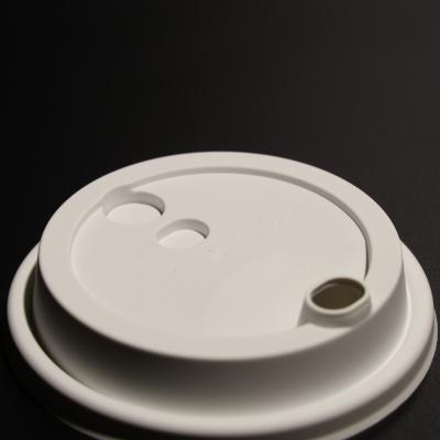 China Simple And Functional Plastic Flat Cup Lid Perfect Solution For Shipping By Sea Or Air for sale