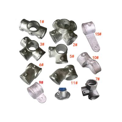 China 48mm Playground Fittings Tube Klamp Pipe Flange Fittings for sale