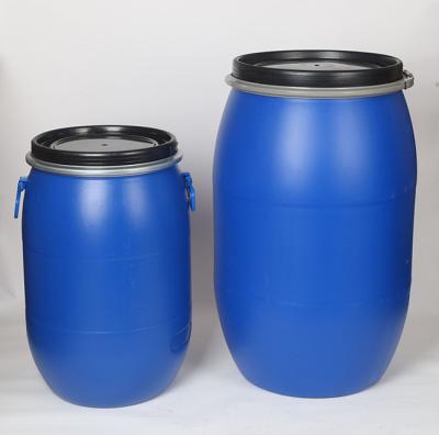 China Full Size Chemical HDPE Drums Plastic Round Drums Corrosion Resistant for sale