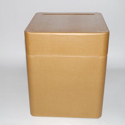 China 21 Gallon 80Litres Square Fiber Drum Strong Sealing Fiber Paper Drum For Chemical Powder for sale