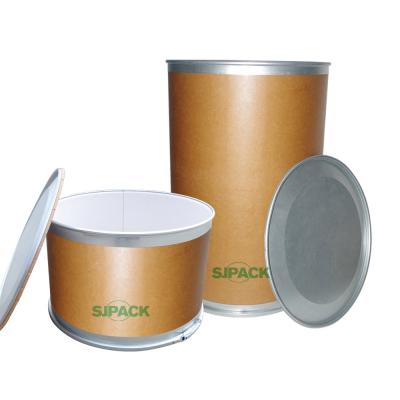 China 571.5mm Hot Melt Glue Buckets Cardboard Barrels  Fiber Paper Drum For Longevity for sale