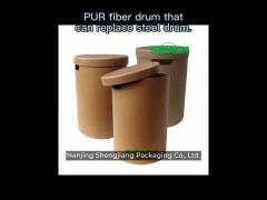 10gal pur drum od 283mm oh 500mm blue steel drum