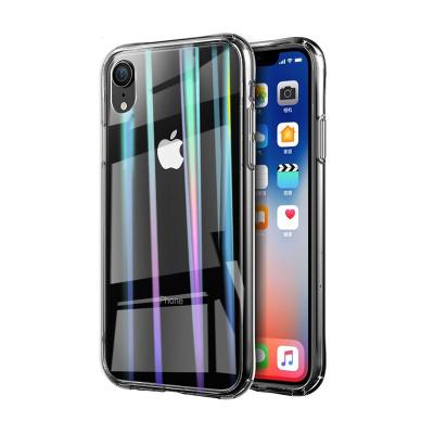 China Shockproof IPhone Series - Glare Aurora Glass Cell Phone Case For iPhone 7 XR 11 12 13 for sale