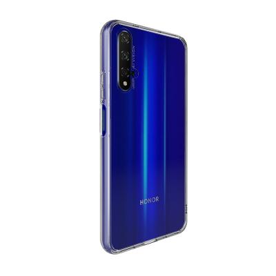 China Shockproof Shockproof Phone Case For Huawei Honor20 Phone Case Cover Clear Acrylic +TPU Clear Tempered Glass Shockproof Good Quality for sale