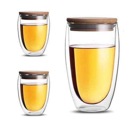 China Beverage Double-Layer Glass for sale