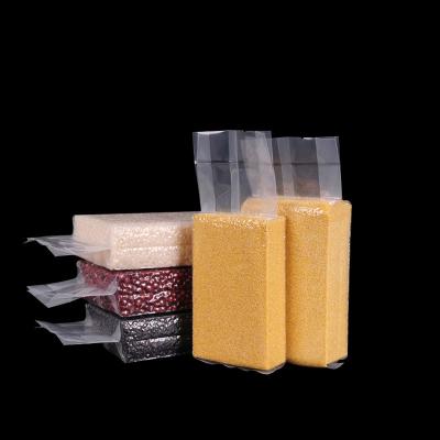 China Moisture Proof Bag Kitchen Brick Rice Sealer Vacuum Storage Food Vacuum Packaging Bags for sale