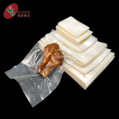 China Small Manufacturer Plastic Moisture Proof Heat Seal Food Packaging Transparent Three Side Sealing Bag for sale