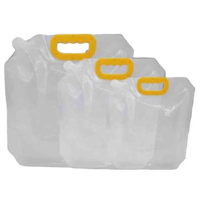 China Large Capacity Collapsible Plastic Laminated Outdoor Safety Water Bag Camping 5l 10l Liquid Bag for sale