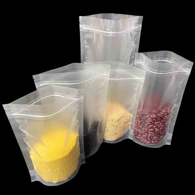 China Custom Plastic Ziplock Pouch Food Packaging Bag Gel Moisture Proof for sale