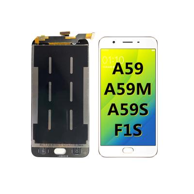 China TFT LCD Display Mobile Phone Display Folder Show LCD Touch Screen Reset Flash Screen For OPPO A59 A59S A59M F1S for sale