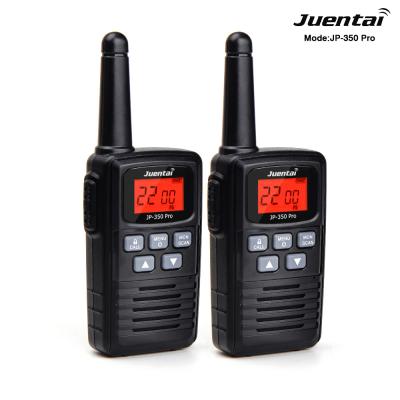 China JUENTAI JP-350 Pro Mini Two Way Radio 1200mAh Walkie Talkie 0.5-1W FRS Woki Toki Built-in UHF 400-480 MHz 99 CH Li-ion Power for sale