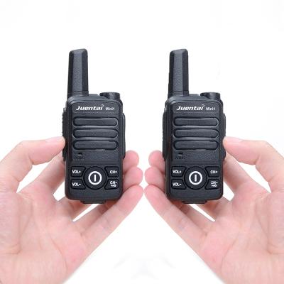 China Yes Juentai Mini1 World's Smallest Mini Two Way Radio On The Li-Polymer 1.5W 850mAh With Flashlight for sale