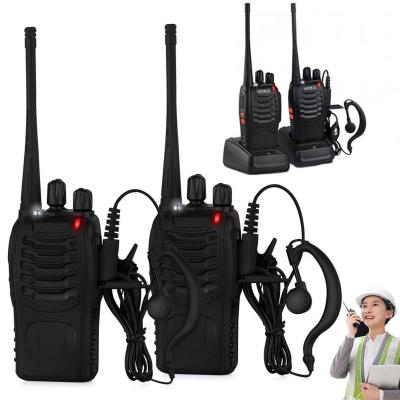 China 2pcs Hot Selling Walkie Talkie Baofeng888s 400-470MHz 16channels 2sets One Pack Cheapest Two Way Radio Baofeng888s BF-888S for sale